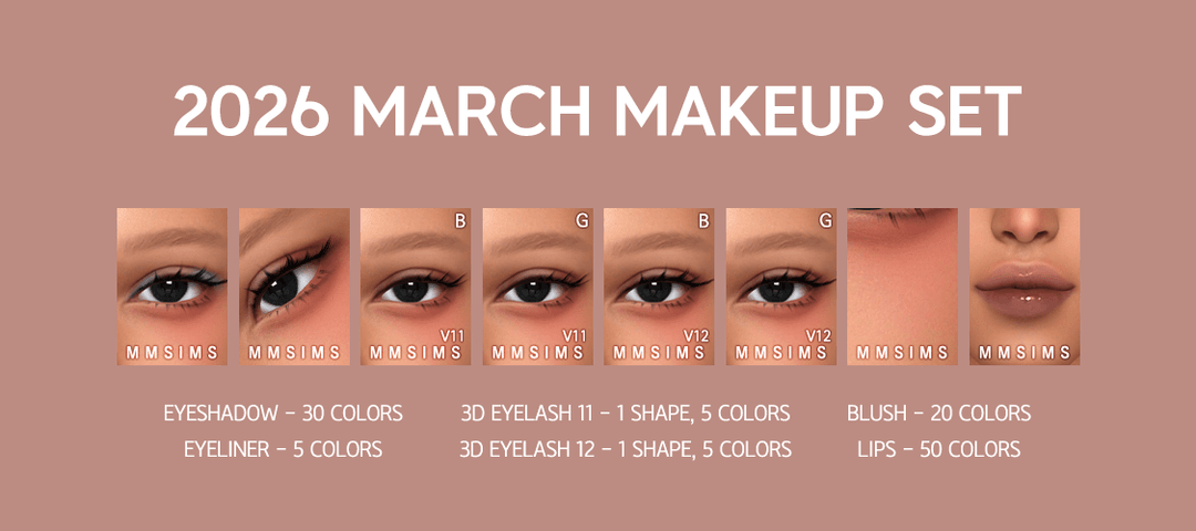 Галерея мода Сет для макияжа March Makeup set #2